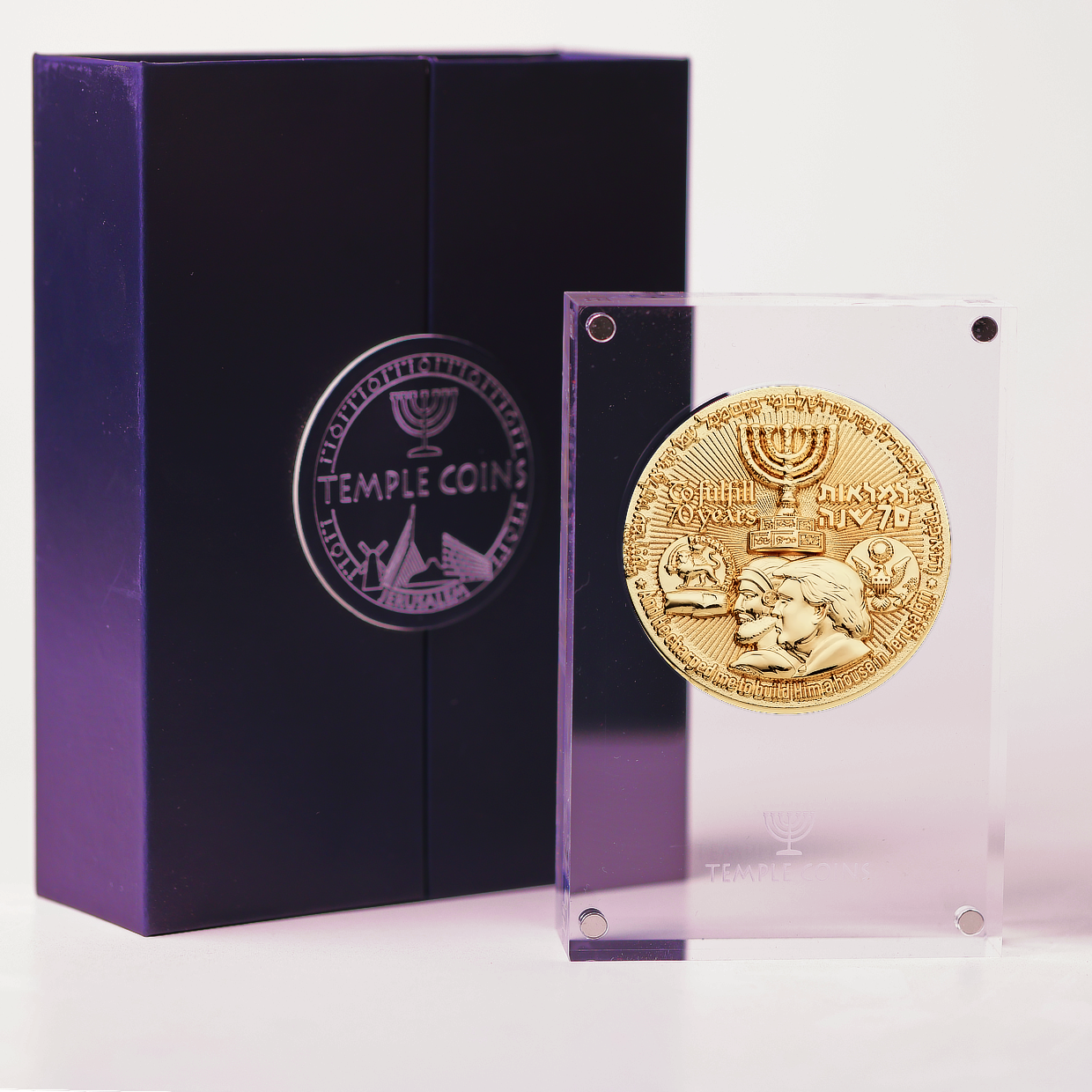 70-Year Redemption Temple Coin