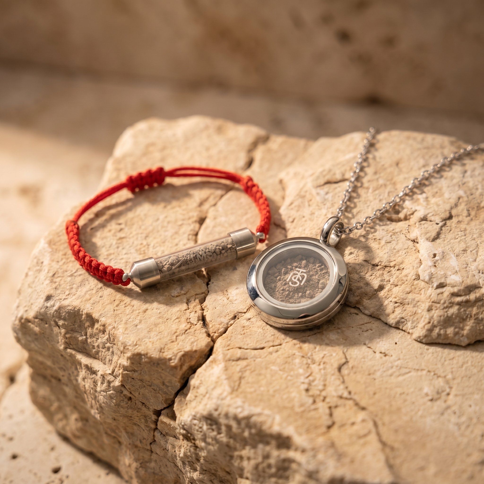 Locket & Bracelet Set