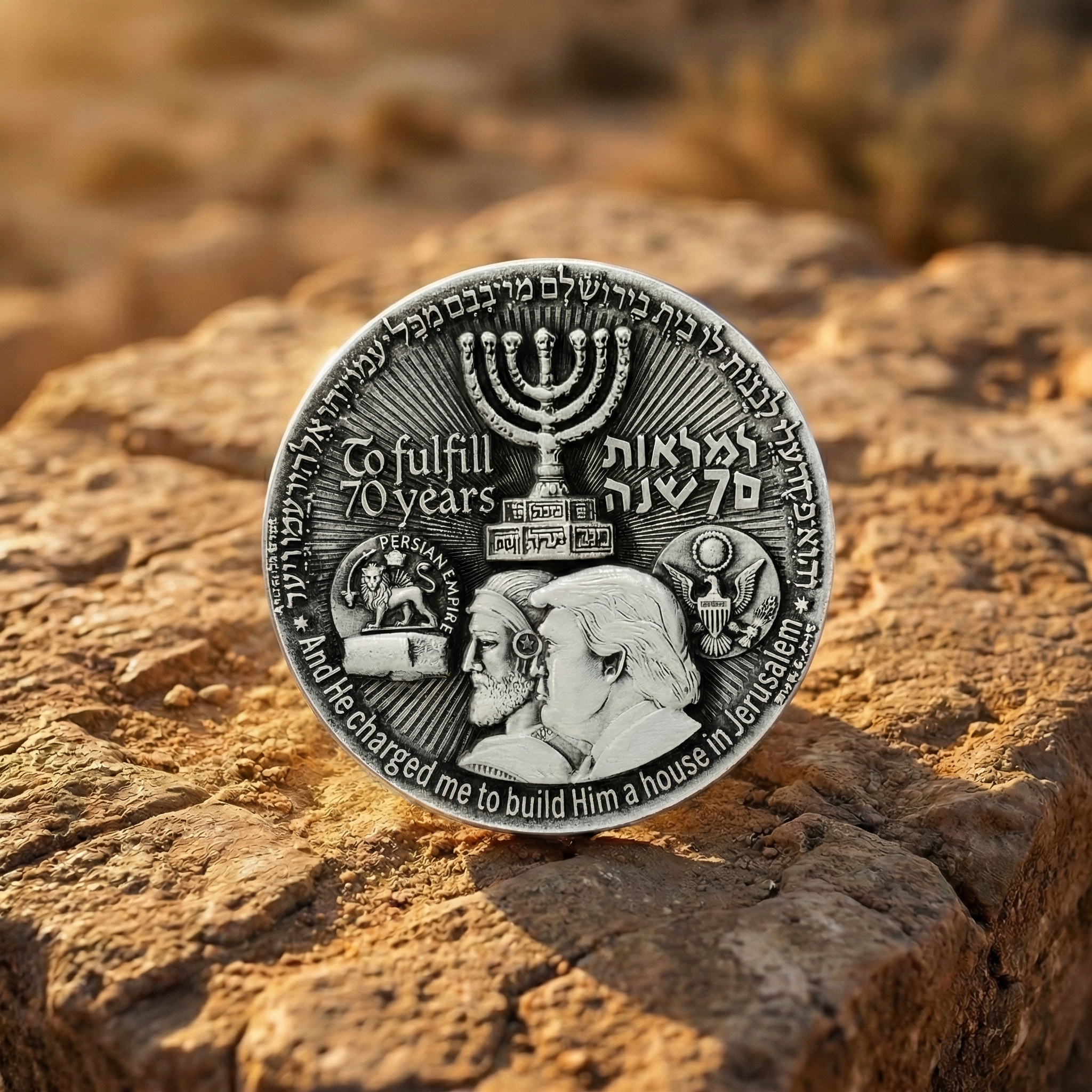 70-Year Redemption Commemorative Temple Coin - Authentic Original