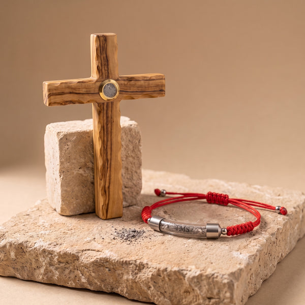 The Olive Tree Cross and Covenant Soil Bracelet bundle