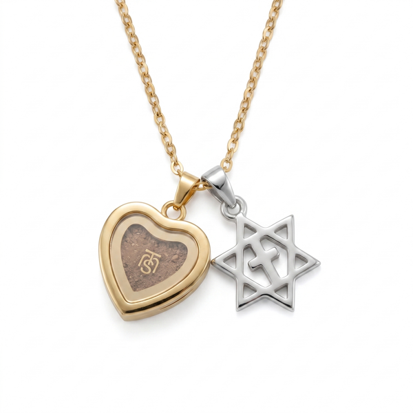 Heart of Unfailing Love with The Covenant Pendant on one chain