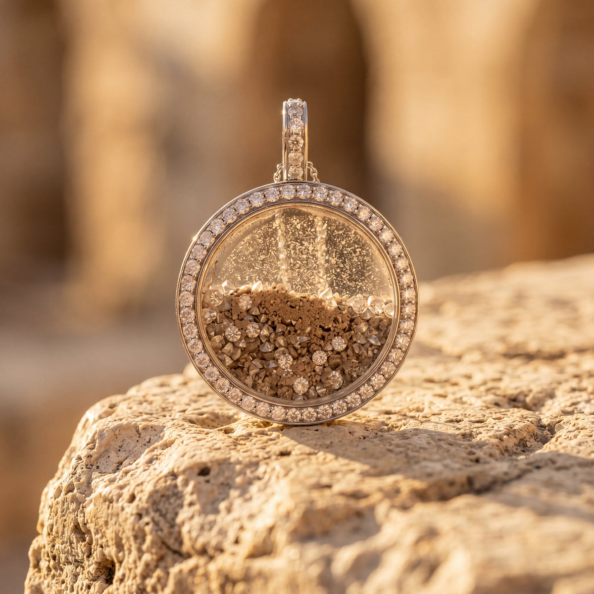 The Glory of Zion silver pendant