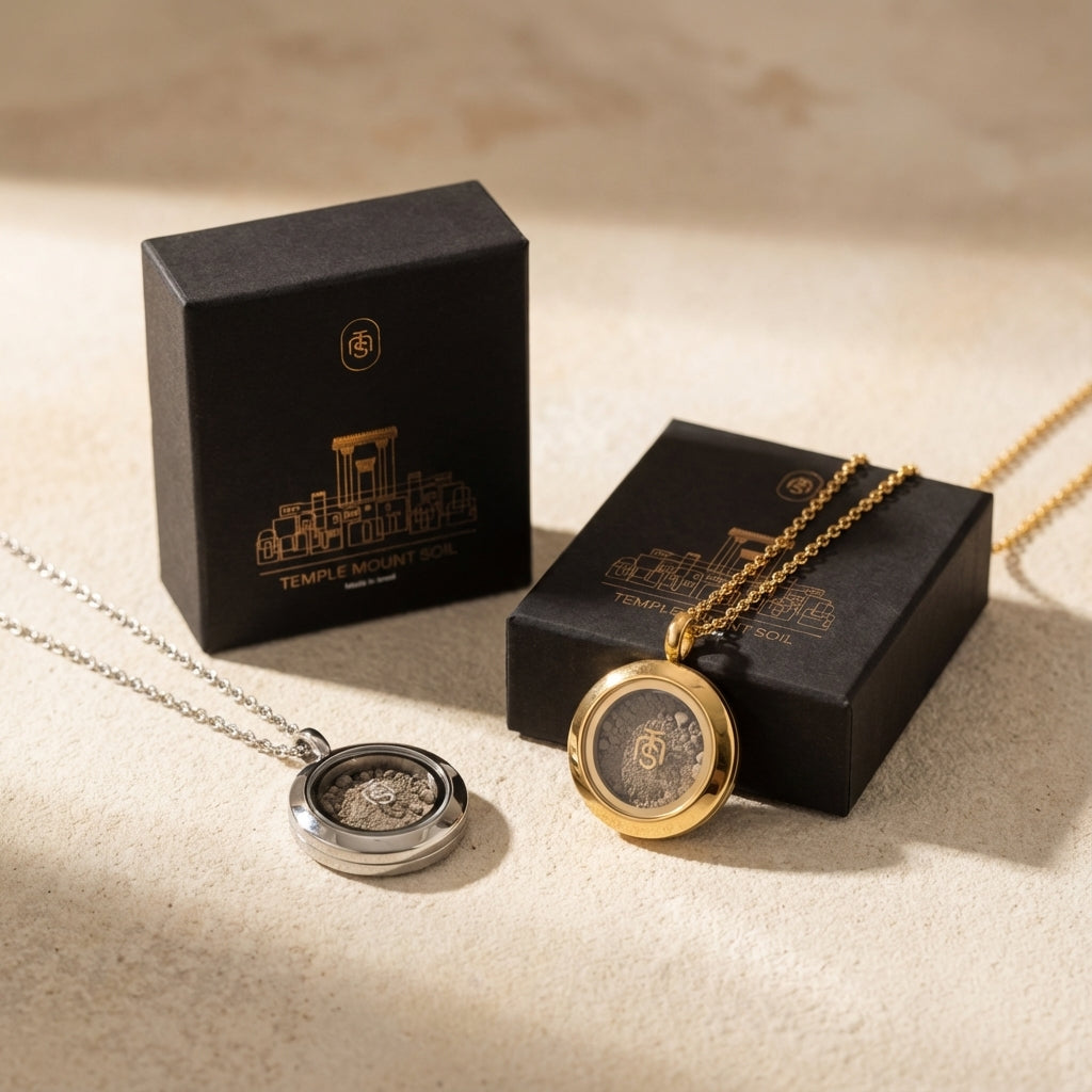 Lockets of Divine Promise with their black gift boxes