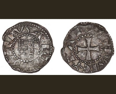 Crusader period silver denier