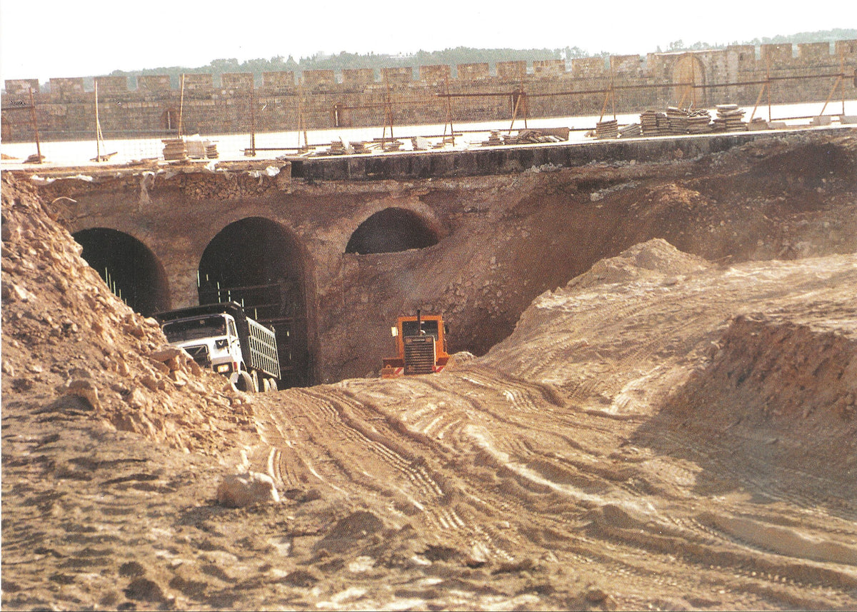 The Solomon's Stables excavation pit