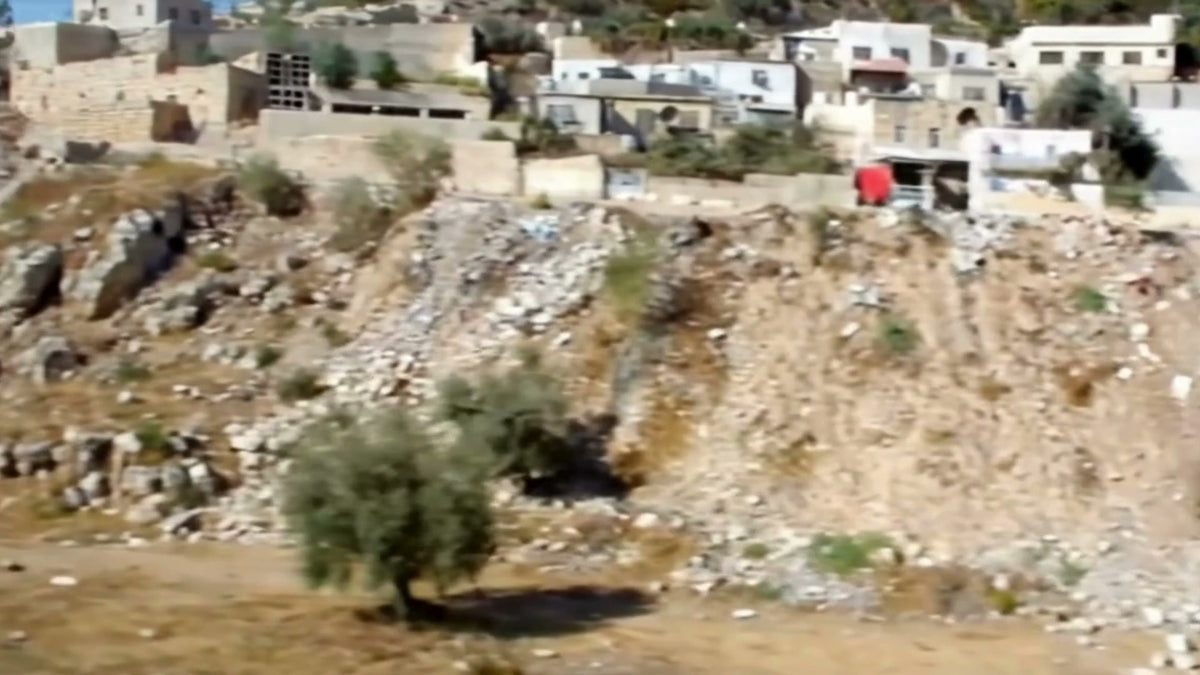 Still from the Kidron dump footage