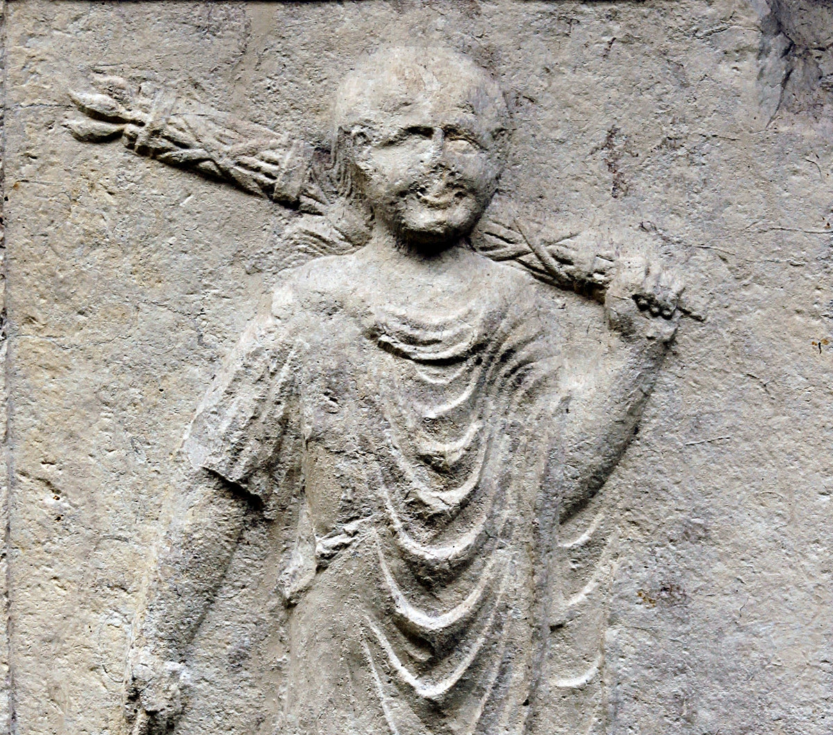 Roman relief of a lictor carrying the fasces