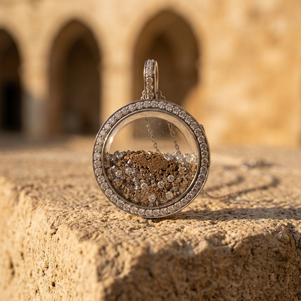 The Glory of Zion silver pendant