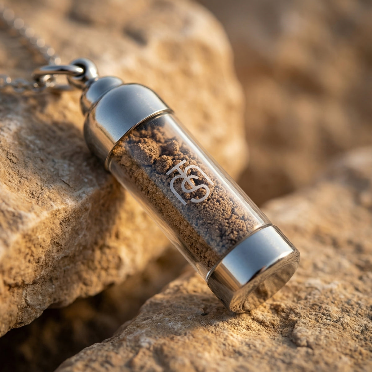 The Pendant of Eternal Faith holding authenticated Temple Mount soil