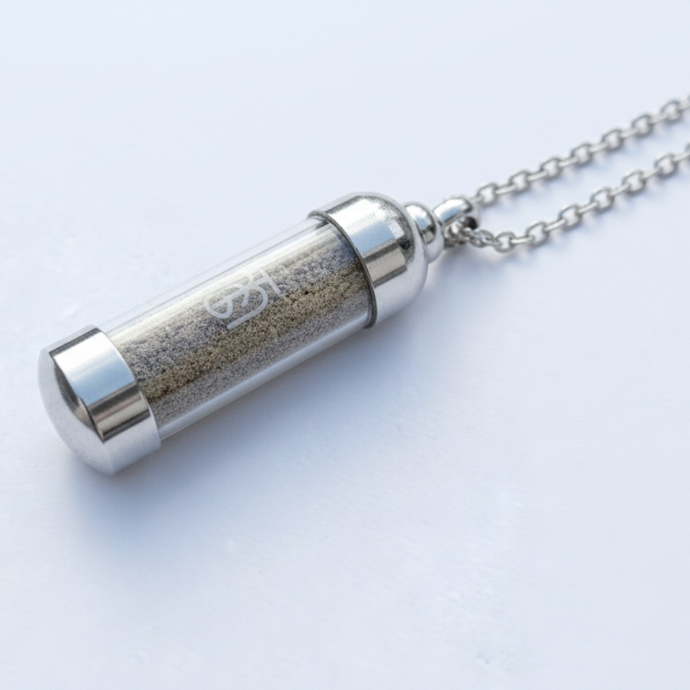 The Pendant of Eternal Faith holding authenticated Temple Mount soil