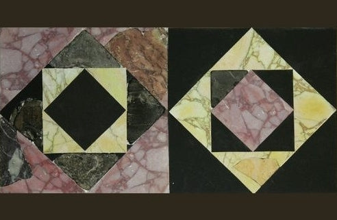 Opus sectile floor tiles from the Temple Mount courts