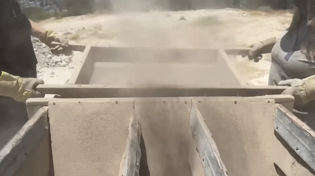 Dust falling through the sieve